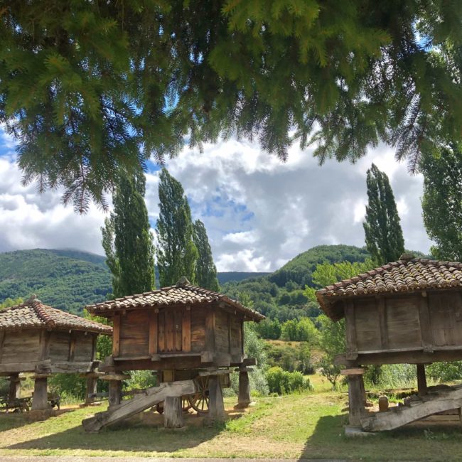 Hórreos de madera