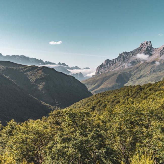 Vistas de las montañas