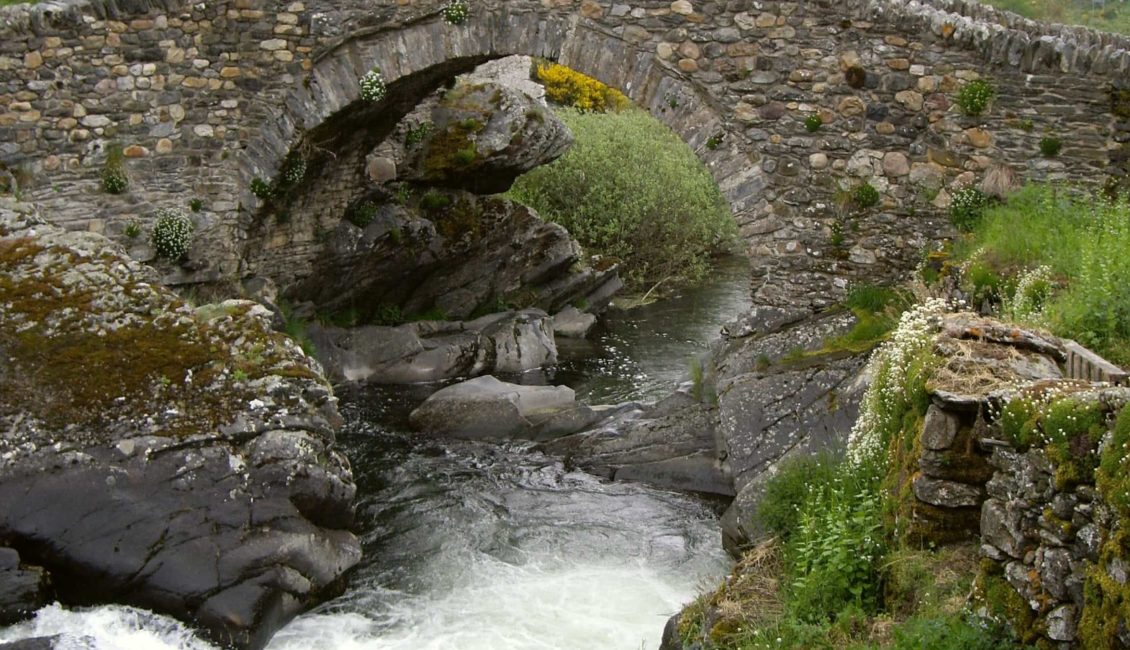 Pequeño puente de 1 arco