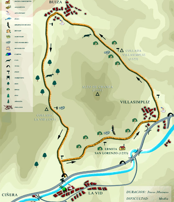 Mapa indicativo