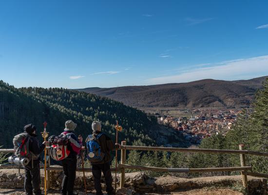 Mirador a un pueblo